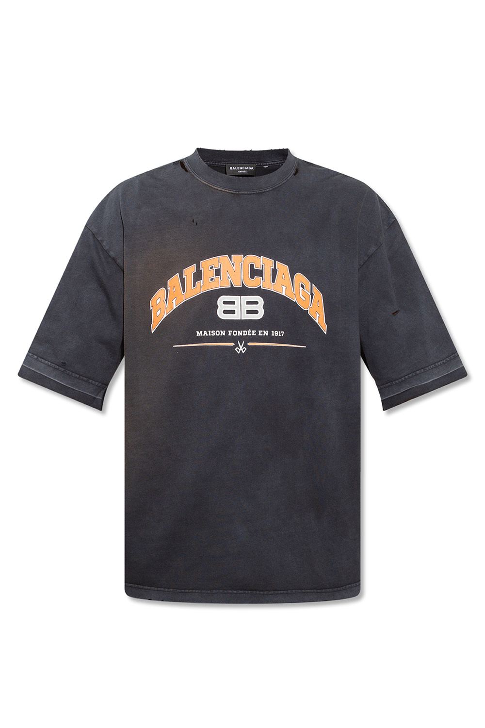 Balenciaga T-shirt with vintage-effect | Men's Clothing | Vitkac